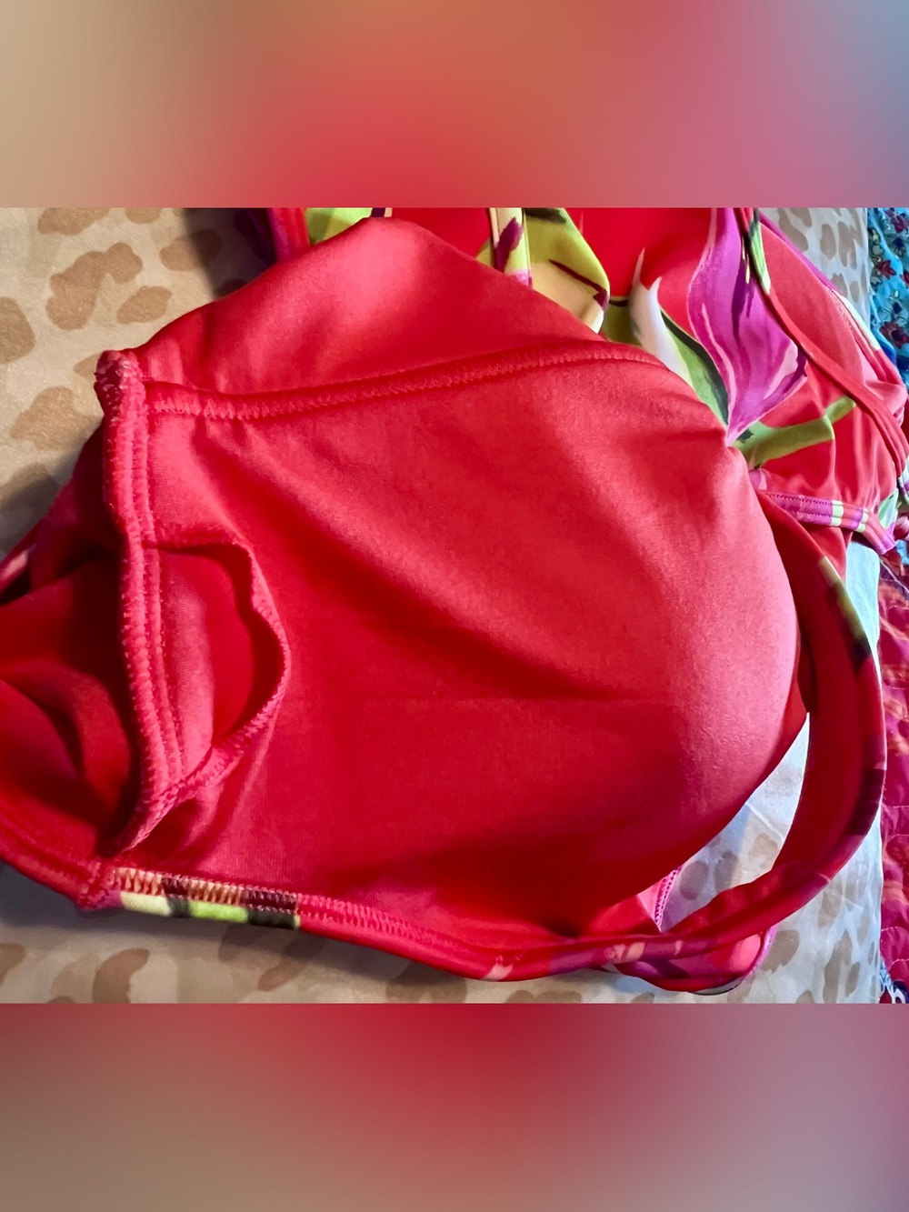 Old Navy Full Bloom Bliss High-Waist Bikini Set—Top Large and Bottoms XL - Picture 5 of 16